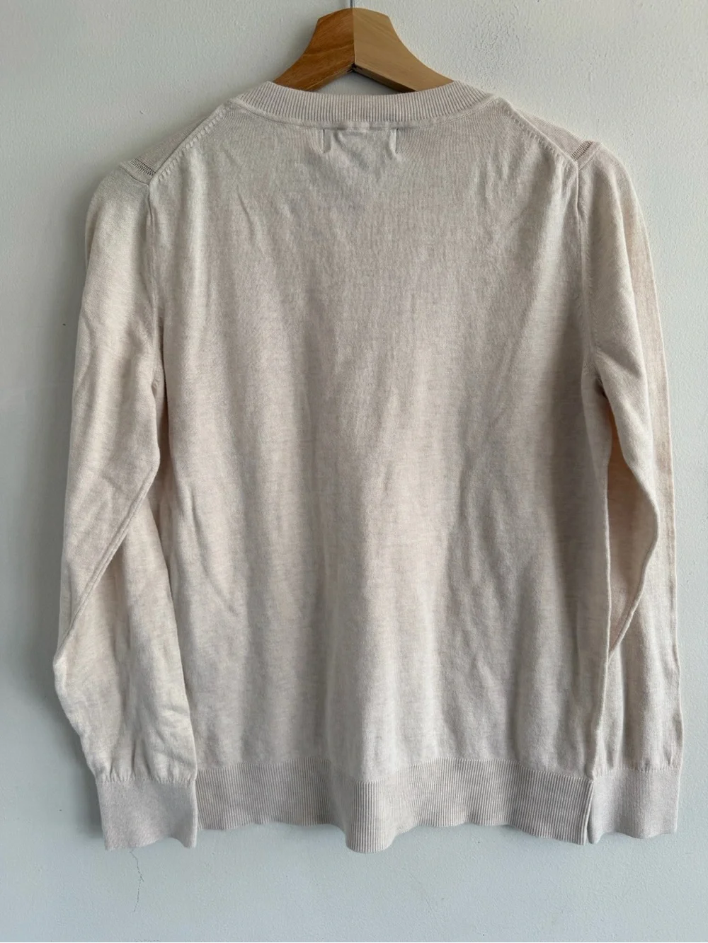 Banana Republic Light Beige Crewneck Sweater